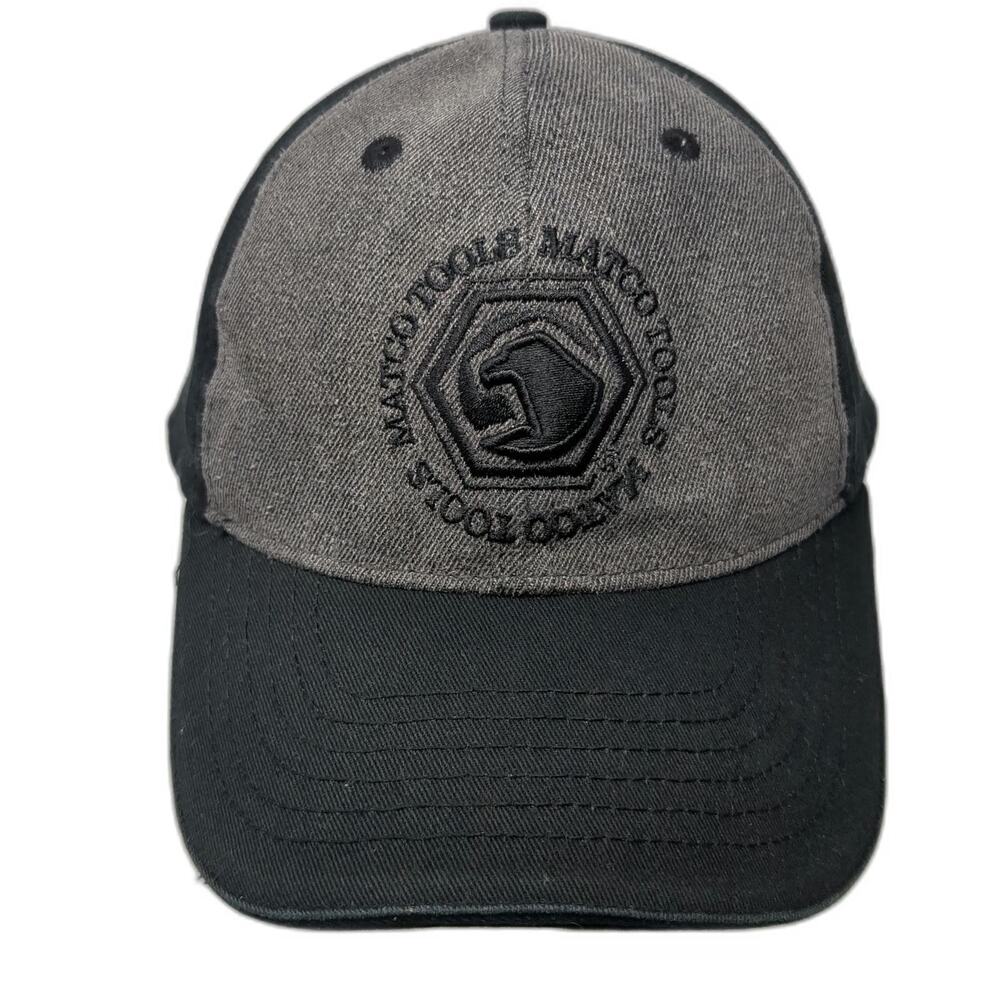 Matco Tools Baseball Cap Black One Size Embroidered Logo Strapback Hat Mechanic